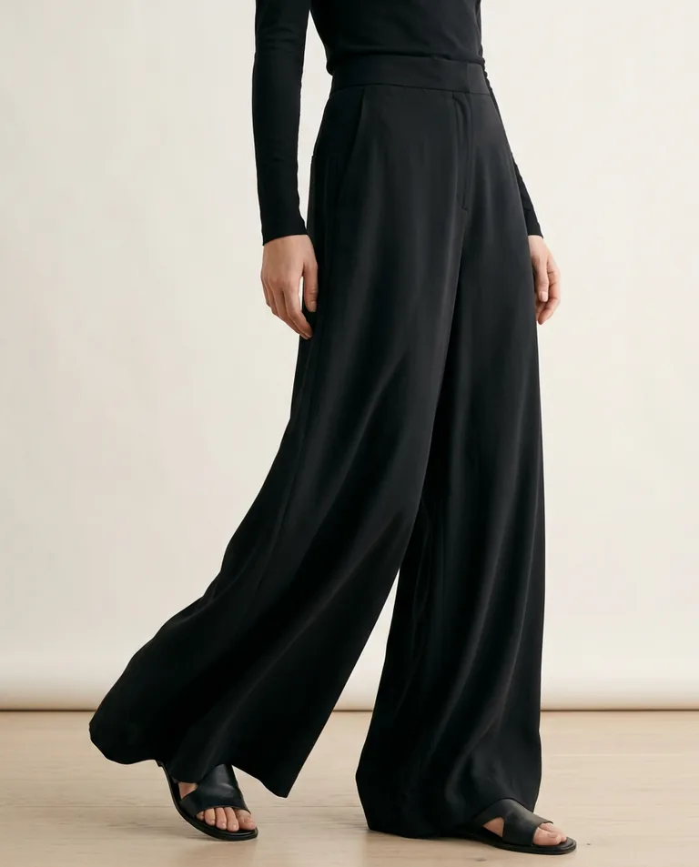 Pantalón Wide Leg Fluido