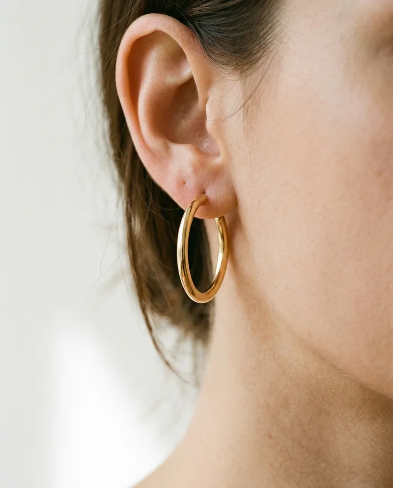 Pendientes Aro Dorado